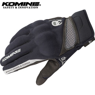 Komine GK-163 ถุงมือตาข่าย 3D ป้องกัน กันลม เต็มนิ้ว ระบายอากาศ สําหรับขับขี่รถจักรยานยนต์