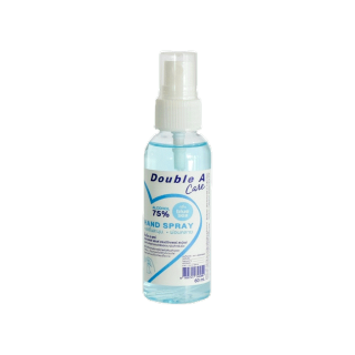 Double A Care สเปรย์อนามัยทำความสะอาดมือ กลิ่น Blue sea แอลกอฮอล์ 75% ขนาด 60 ml.