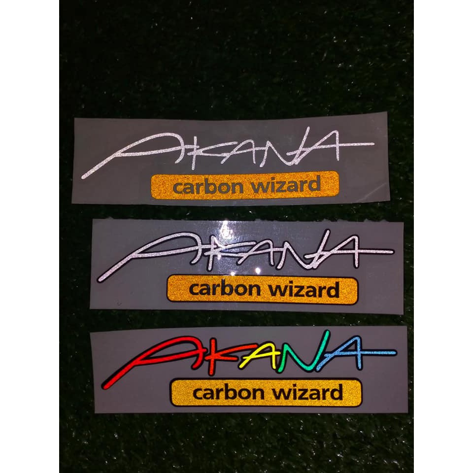 สติ๊กเกอร์ AKANA CABON ขนาดกลาง สลับสีสะท้อนแสง ราคา ถูกที่สุด ดีลบีเคเค แกลเลอรีภาพที่ 5