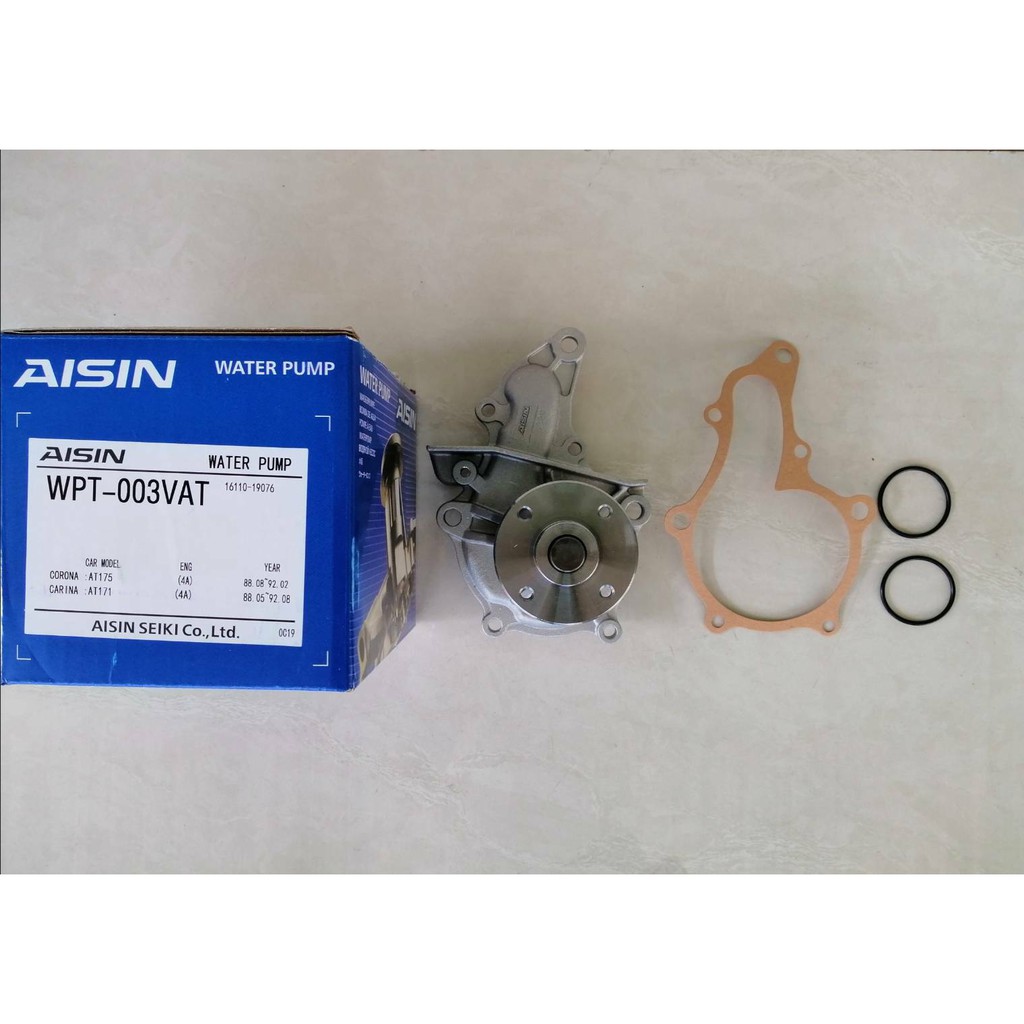 ปั๊มน้ำ  TOYOTA  AE80,AT171,2A   ปี1988-1992  AISIN แท้ๆ  ราคาลูกละ900บาท