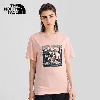 [S-5XL][Classic] เสื้อยืดแขนสั้น พิมพ์ลาย TheNorthFace North สวมใส่สบาย เหมาะกับฤดูใบไม้ผลิ กลางแจ้ง สําหรับคู่รัก | 7wa