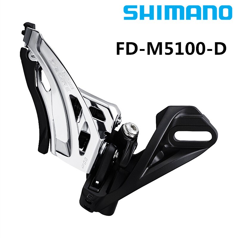 SHIMANO DEORE FD-M5100-D สับจานหน้า MTB 2x11 ความเร็ว EIEIO จักรยานด้านข้าง Swing สามารถติดตั้งโซ่ D