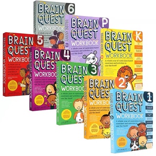 In Stock! BRAIN QUEST Workbook  Pre k / Grade K/ Grade 1 /Grade 4/Grade 5/ BQ