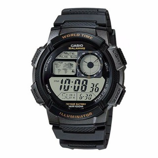 Casio Standard นาฬิกาข้อมือผู้ชาย สายเรซิ่น casio รุ่น AE-1000W-1AVDV ของแท้ ประกันศูนย์