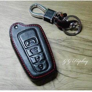 🔥โค้ด NEWAPIR0000 ลด 80 บาท🔥 ซองหนัง แท้ ใส่กุญแจรีโมทรถยนต์ Toyota Cross Camry Hybrid 2019 altis 2019 (Smart Key)