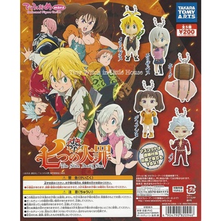 7 Deadly sins Nanastu no Taizai Gashapon V.1 พวงกุญแจ 7 บาป ศึกตำนานเจ็ดอัศวิน งาน Takara Tomy A.R.T.S แท้ จากญี่ปุ่น