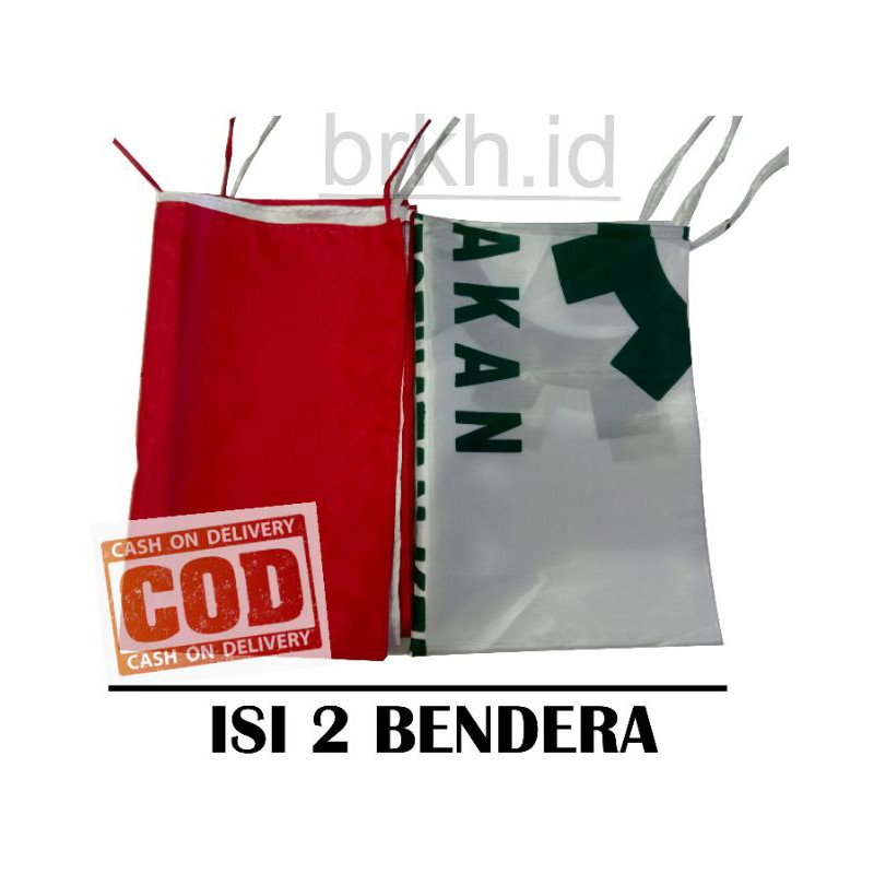 MERAH [PACKAGE]K3 SAFETY FLAG SET และ FLAG สีแดงและสีขาว