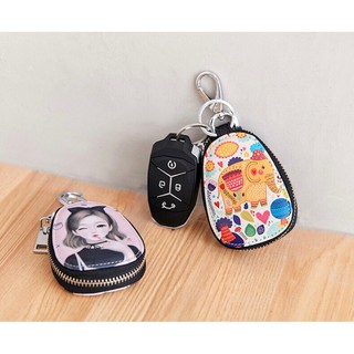 💼🔑กระเป๋าใส่พวงกุญแจ💼🔑 Key PU เคสหนัง พวงกุญแจหนังที่ใส่กุญแจ น่ารัก