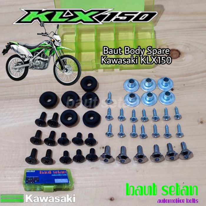 Kawasaki KLX 150 อะไหล่ Body Bolt (สลักเกลียวอะไหล่ตัวถังรถจักรยานยนต์)