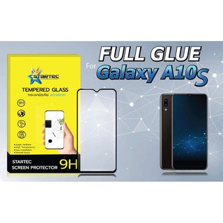 STARTEC ฟิล์มกระจกเต็มจอ Samsung A10s  (หน้า+หลัง) Black สินค้าคุณภาพ รับประกันของแท้ 100%
