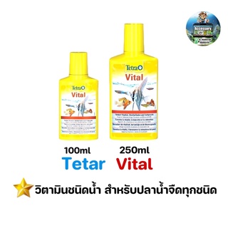 วิตามินชนิดน้ำ tetra Vital วิตามินปลาสวยงามและปลาน้ำจืดทุกชนิด