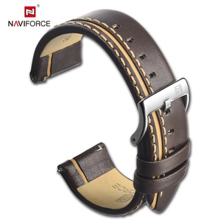 สายนาฬิกาข้อมือ Naviforce 24 มม. G01 24 มม. สีน้ําตาล สีดํา …