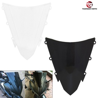 TAORIDER-MOTO Motorcycle Double Bubble Windscreen Windshield Screen Shield For HONDA CBR500R CBR 500 R RA PC57 2016 2017