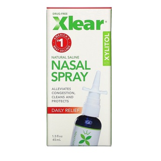 Xlear Xylitol Saline Nasal Spray Fast Relief 1.5 fl oz (45 ml)