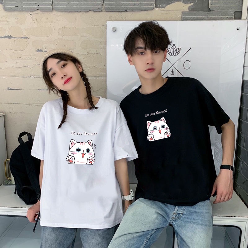 เสื้อทีเชิร์ตเสื้อยืดคอกลมแฟชั่นSportขาว-ดำ พร้อมส่ง T-468