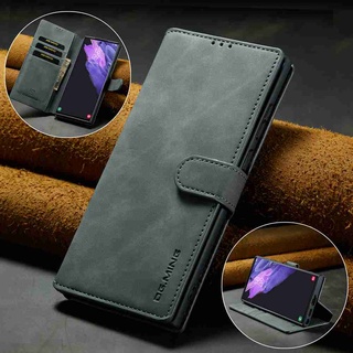 เคสโทรศัพท์ แบบฝาพับแม่เหล็ก ตั้งได้ สําหรับ Samsung Galaxy S21 S22 Ultra Plus S21FE