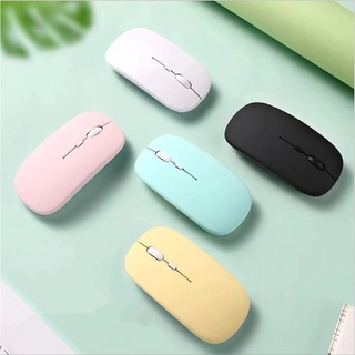 ⚡️HOT🔥เมาส์ไร้สาย เมาส์ เงียบไร้เสียง ปุ่มเงียบ มีปุ่มปรับความไวเมาส์ wireless silent mouse blutooth