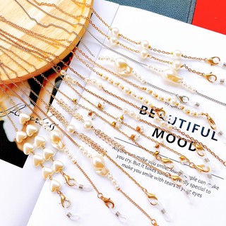 Mamamilano🛍สายคล้องแมส สายคล้องแว่นตา แบบโซ่ งานKoreaสวยไม่ซ…