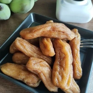 กล้วยตากป้าแต๋ว ขนาด500 และ 750 กรัม หวานน้อยอร่อยมากจากบางกระทุ่ม