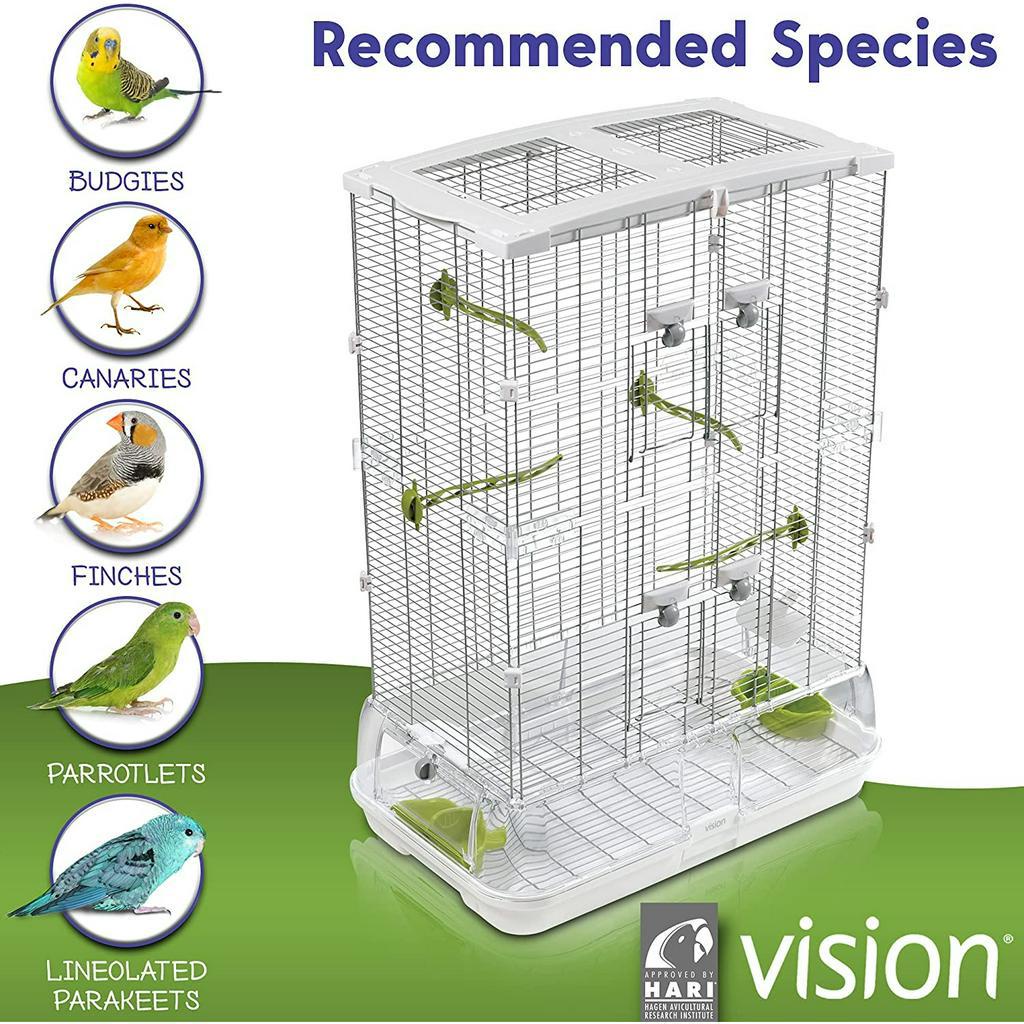 พร้อมส่ง กรงนก Vision bird cage M02 ของใหม่ (มีตำหนิจากการขนส่ง)