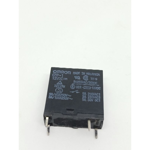 Rel&egrave; Di Potenza 1PZ G5P-1-12VDC &ndash; 12V, 5A 250VAC, 4 Pin, Nuovo, Malaysia