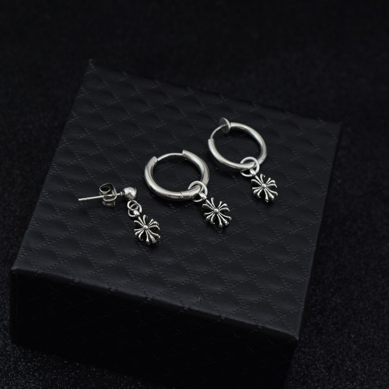 1 ชิ้น ย้อนยุค ไม้กางเขน ต่างหูเดี่ยว สตั๊ด Kpop Wang YIBO ต่างหูโกธิค พังก์ ฮิปฮอป เครื่องประดับ hikaw สําหรับผู้ชาย ผู้หญิง เด็กผู้ชาย เด็กผู้หญิง - รูปที่ 6