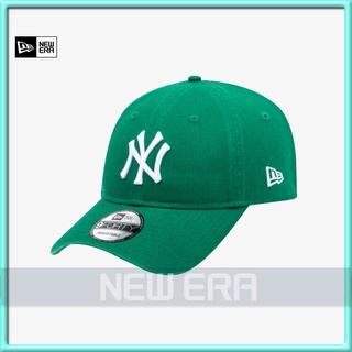 ♧ ยุคใหม่ ♧ Mlb หมวกแก๊ป ลาย New York Yankees สีเขียว 13086350 Newera หมวกแก๊ปลําลอง สไตล์เกาหลี สตรีท ใช้ได้ทุกวัน