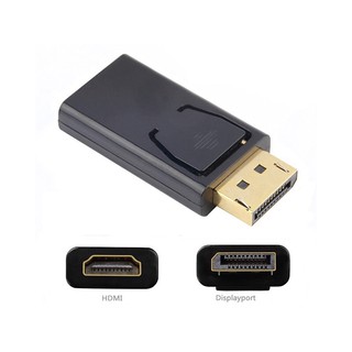 *****อะแดปเตอร์ตัวแปลง Display Port DP Male To HDMI Female สำหรับ HDTV PC Portable