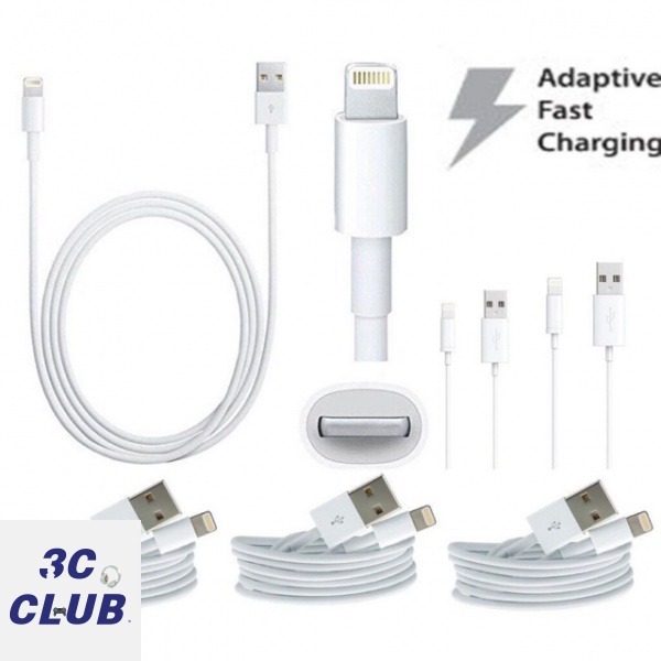 【💙3C Club】(รับประกัน 1 ปี) สายชาร์จ IPhone ของแท้ Lightning to USB สำหรับ iPhone iPad iPod