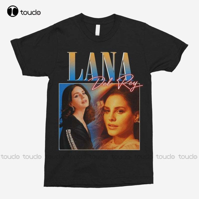 ใหม่ Lana Del Rey Vintage เสื้อยืด unisex Cotton Tee Shirt Unisex