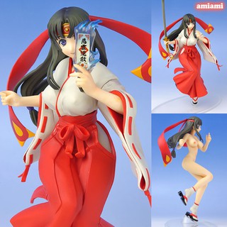 Model Figure งานแท้ Original ฟิกเกอร์ โมเดล Queens Blade ควีนส์เบลด P-3 Musha Miko Tomoe มูซา มิโกะ โทโมเอะ ชุดกิโมโน