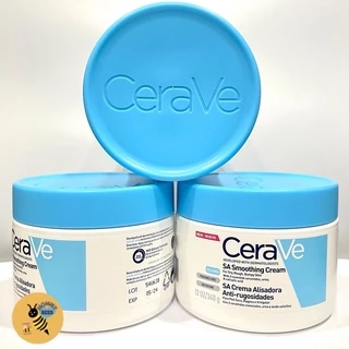[พร้อมส่ง] [แพคเกจยุโรป] Cerave SA Smoothing Cream For Rough & Bumpy Skin 340g (12oz.) กระปุก
