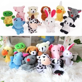 ตุ๊กตาหุ่นนิ้ว ตุ๊กตาหุ่นนิ้วรูปสัตว์ หุ่นนิ้วเล่านิทาน เสริมสร้างจินตนาการ