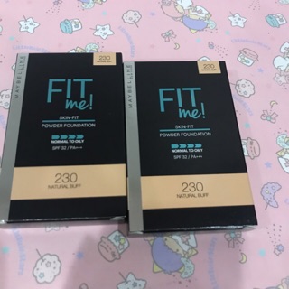 MAYBELLINE Fit Me Powder Foundation SPF 32 PA+++ แป้งพัฟ