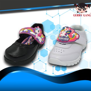 รองเท้านักเรียน GERRY GANG ลายยูนิคอร์น มีไฟ รุ่นG-6309,G6310