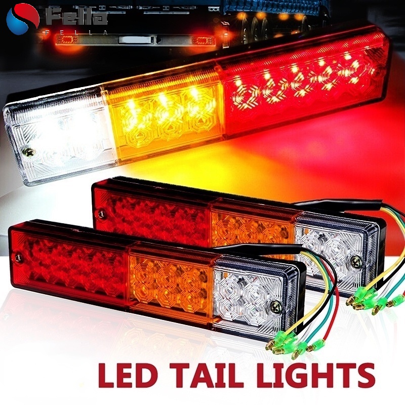 [ใหม่] ไฟท้าย LED 12V 24V สว่างมาก อุปกรณ์เสริม สําหรับรถบรรทุก รถพ่วง 1 แพ็ค