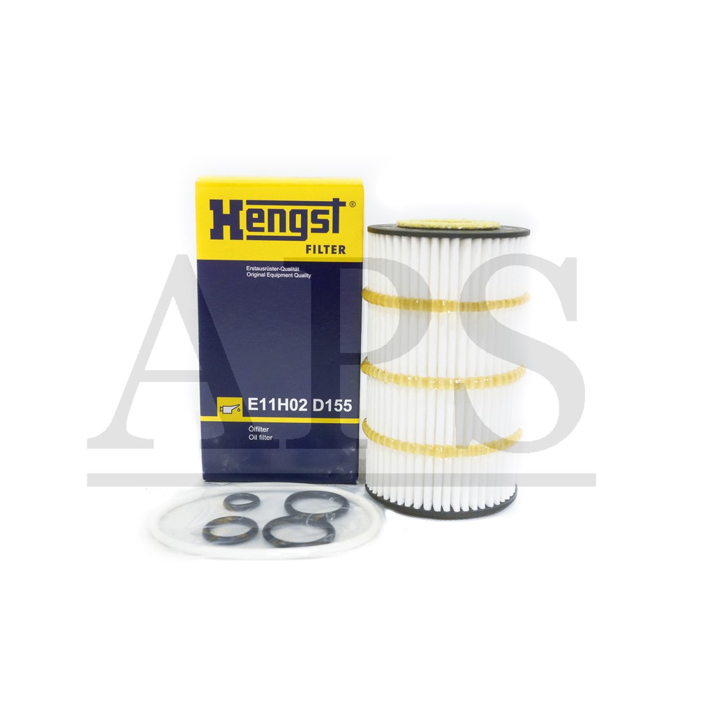 (E11H02 D155) กรองน้ํามันเครื่อง Hengst Mercedes W203/W210/W211 M112 NYLON OIL FILTER (000 180 2609)
