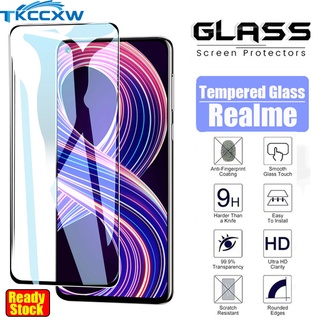 ฟิล์มกระจกนิรภัยกันรอยหน้าจอแบบเต็มจอสําหรับ Realme 8S 8I 8 Pro Gt Neo 2 2T C25Y C21Y C20A C20 C21 Gt Explorer Master Narzo 50A 50I