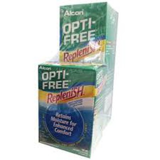 Alcon: OPTI-FREE Replenish 300 ml + 60ml น้ำยาล้างคอนแทคเลนส์