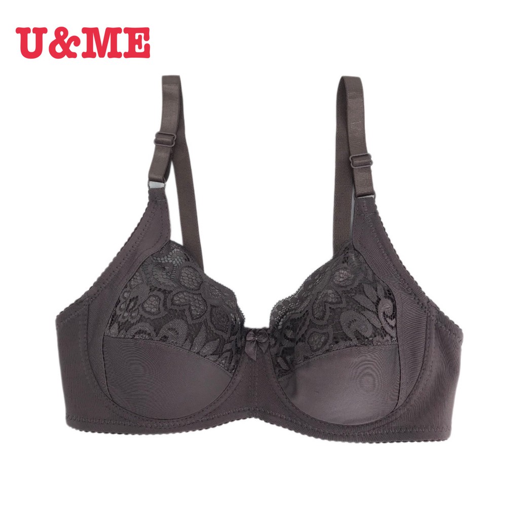 U&MEชุดชั้นใน บราAnnyมีโครง เต็มทรง ฟองน้ำบางเฉียบ 2mm เสื้อใน@888