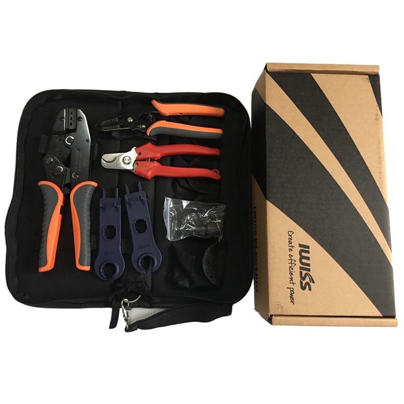 คีมเข้าหัว MC4(IWS-2546B) IWISS MC4 Tool Set ชุดคีมเข้าหัว MC4 สำหรับ MC4 Connector
