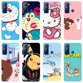 เคส Tecno POP 5 Lte พิมพ์ลายการ์ตูนน่ารักแบบด้านหลังเคส Tecno POP5 Lte Soft Silicone TPU Case