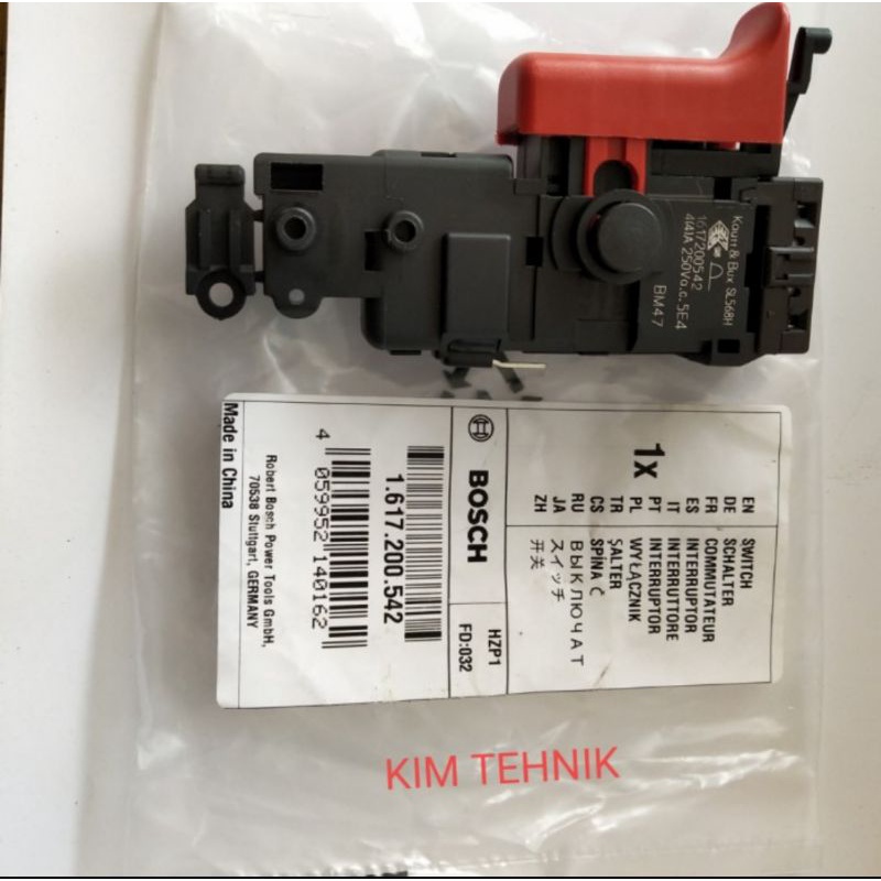 สวิตช์ GBH 2-18 RE BOSCH / SWITCH GBH 2-20 DRE ORIGINAL BOSCH