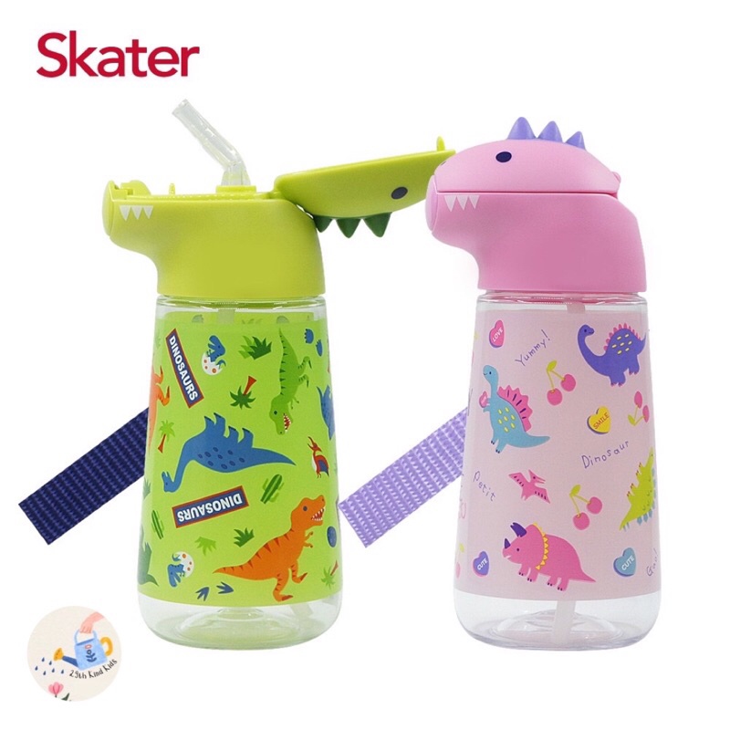 ใส่โค้ZHRKHQ ลด15% ลายใหม่ ไดโนเสาร์2023 Skater กระติกน้ำเด็ก กระติกน้ำหลอดดูด มีสายสะพาย กระติกน้ำหลอดเด้ง