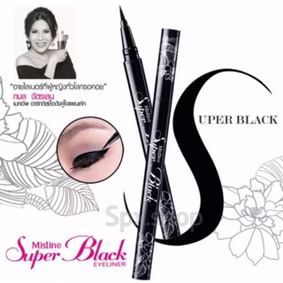 Mistine super black eye liner 0.1g. มิสทีน ซุปเปอร์แบล็ค อายไลน์เนอร์