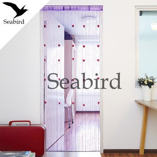 Seabird ผ้าม่านประตูโปร่งแสง  ผ้าม่านสีแดง ผ้าม่านสีม่วง