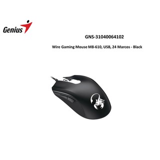 Wire Gaming Mouse M8-610, USB, 24 Marcos - Black รุ่น GNS-31040064101