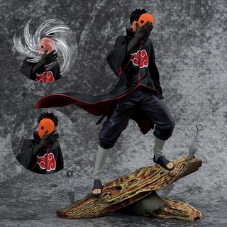 โมเดลฟิกเกอร์ PVC รูปปั้นอนิเมะนารูโตะ GK Shippuden Akatsuki Tobi Uchiha Obito ขนาด 26 ซม. ของเล่นสําหรับเด็ก