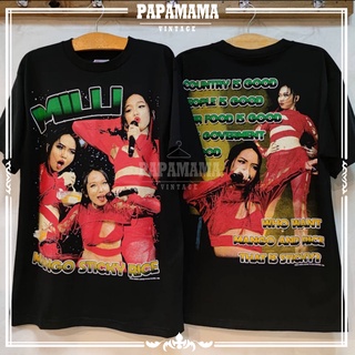 [ MILLI ] น้องนวย มิลลิ กับ ถ้วยข้าวเหนียวมะม่วง เสื้อHipHop เสื้อวง papamama vintage