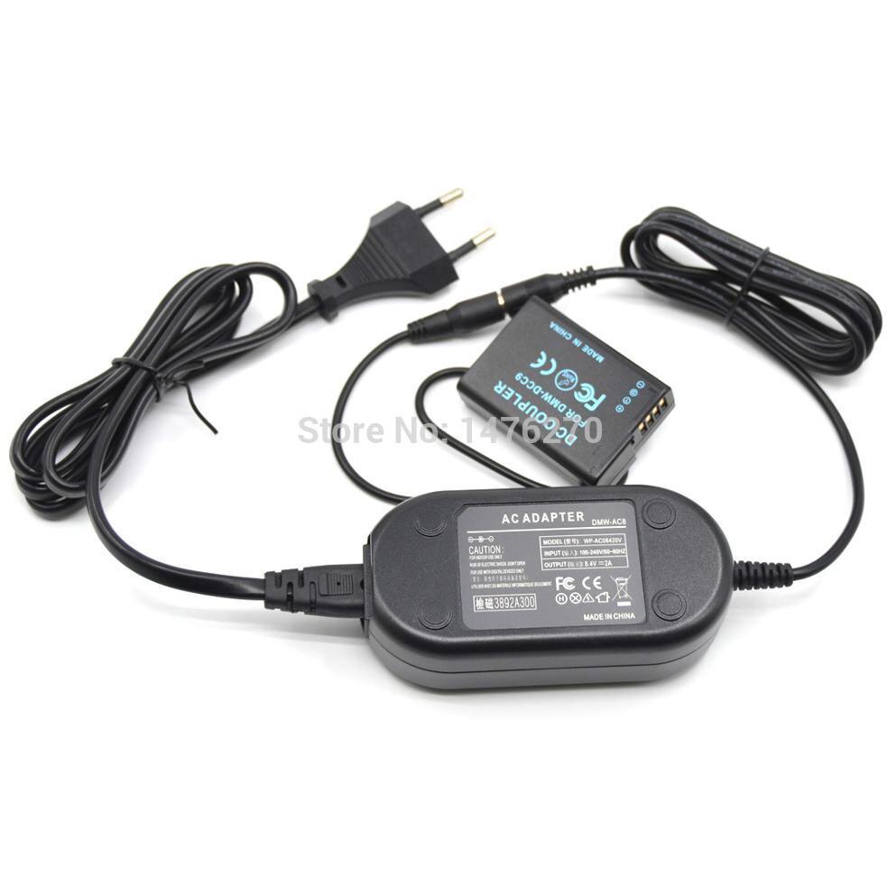 DMW-DCC9 Power Adapter charger DMW-AC8+DCC9 DC Coupler DMW-BLD10 BLD10 dummy แบตเตอรี่สําหรับ Panaso